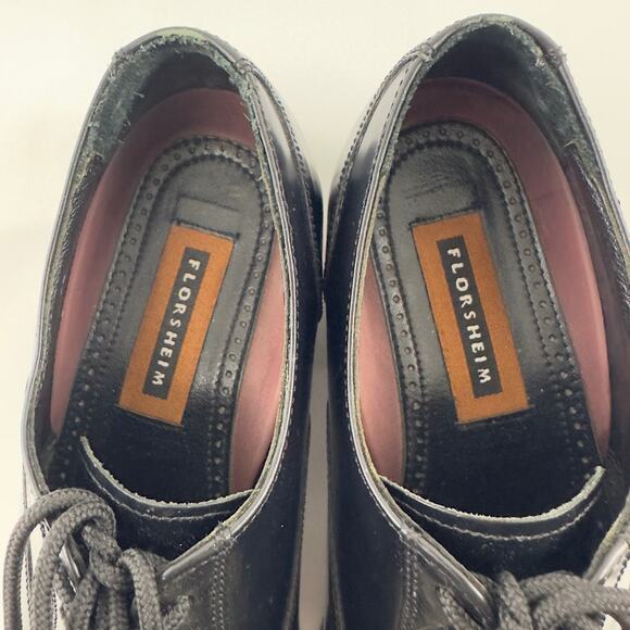 Florsheim Lexington‎ cap toe black oxford M-8.5 - Picture 6 of 9